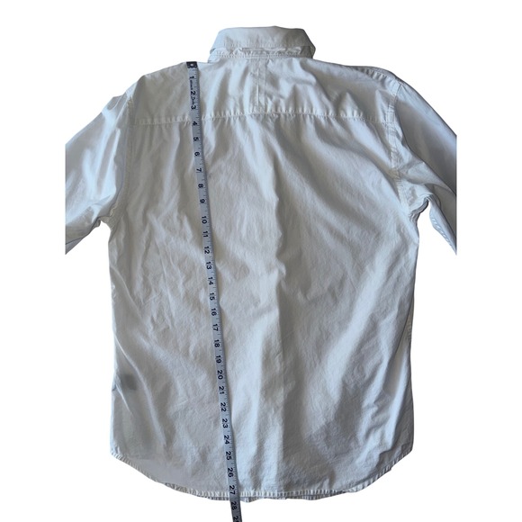 Lauren Ralph Lauren Women's White Button Down Shirt RL Logo French Cuff Size M - Picture 9 of 11